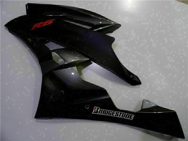 06-07 Grey Black YZF R6 Motorcycle Fairing 06-07 Grey Black YZF R6 Motorcycle Fairing