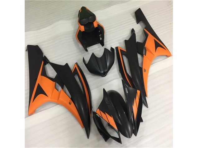 06-07 Orange Black YZF R6 Motorcycle Fairing