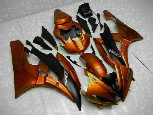 06-07 Orange YZF R6 Motorcycle Fairings