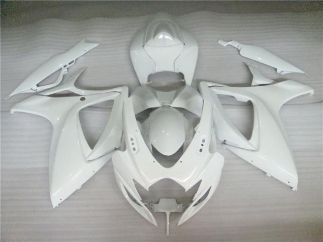 06-07 Pearl White GSXR 600/750 Motorcycle Fairings 06-07 Pearl White GSXR 600/750 Motorcycle Fairings