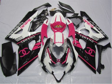 06-07 Pink Chanel GSXR 600 Motorcycle Fairings