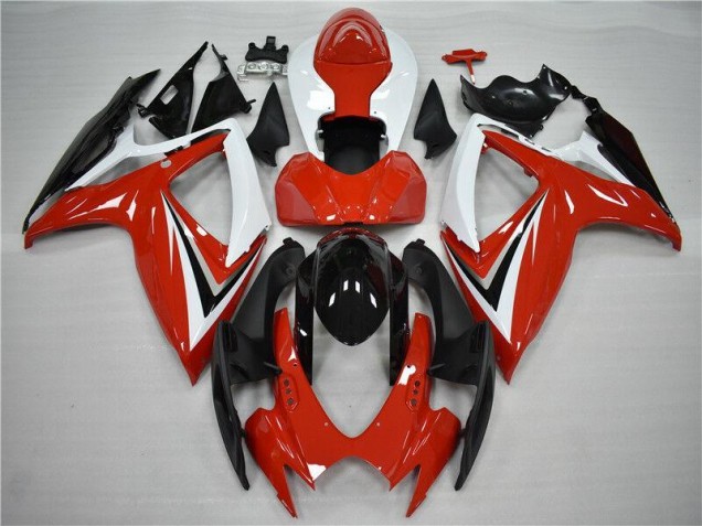 06-07 Red Black GSXR 600/750 Motorcycle Bodywork 06-07 Red Black GSXR 600/750 Motorcycle Bodywork