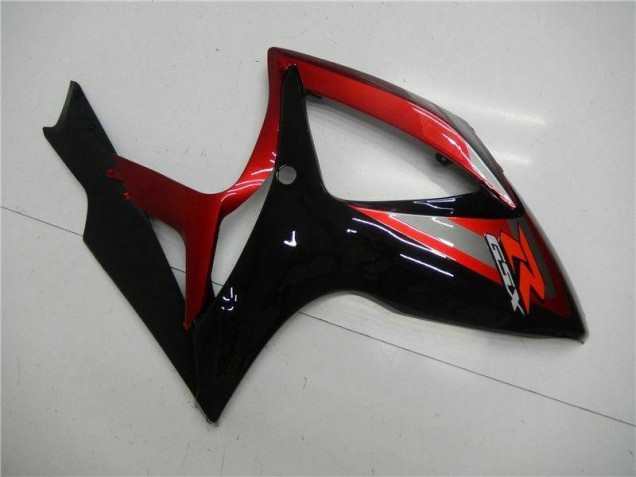 06-07 Red Black GSXR 600/750 Motorcycle Fairings 06-07 Red Black GSXR 600/750 Motorcycle Fairings