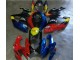 06-07 Red Blue GSXR 600/750 Motorcycle Fairings 06-07 Red Blue GSXR 600/750 Motorcycle Fairings