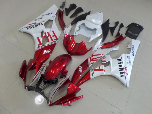 06-07 Red Fiat YZF R6 Motorcycle Fairings 06-07 Red Fiat YZF R6 Motorcycle Fairings