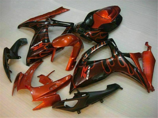 06-07 Red GSXR 600/750 Motorcycle Fairings 06-07 Red GSXR 600/750 Motorcycle Fairings