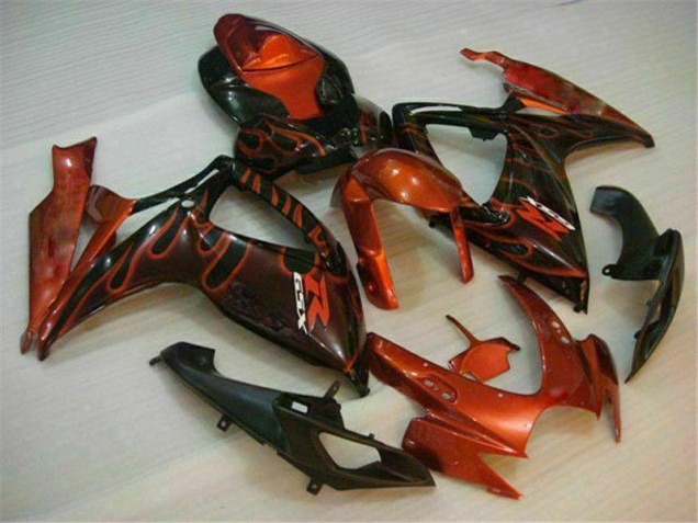 06-07 Red GSXR 600/750 Motorcycle Fairings 06-07 Red GSXR 600/750 Motorcycle Fairings