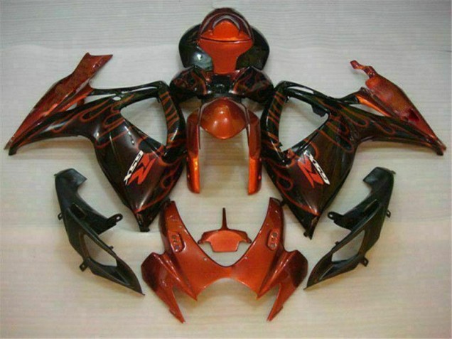 06-07 Red GSXR 600/750 Motorcycle Fairings 06-07 Red GSXR 600/750 Motorcycle Fairings