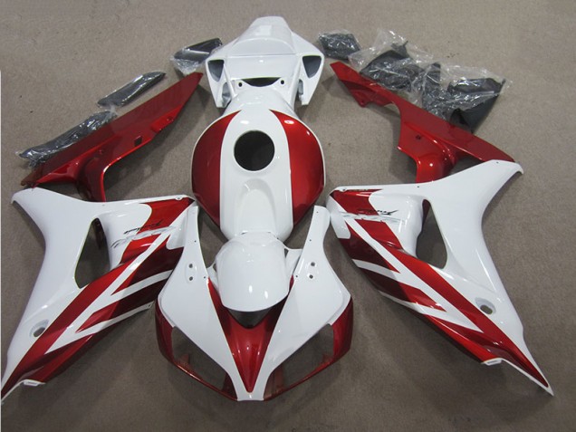 06-07 Red White CBR1000RR Motorcycle Fairing 06-07 Red White CBR1000RR Motorcycle Fairing