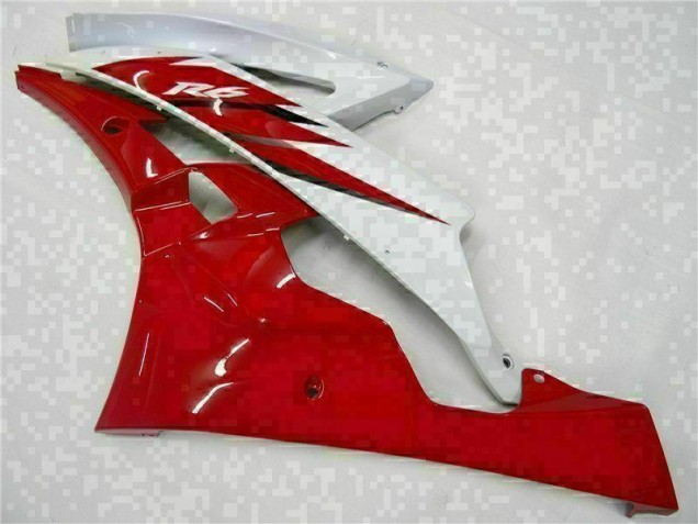 06-07 Red White YZF R6 Motorcycle Bodywork
