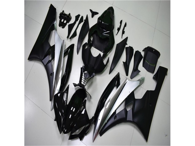 06-07 Silver Black YZF R6 Full Motorcycle Fairing Kits