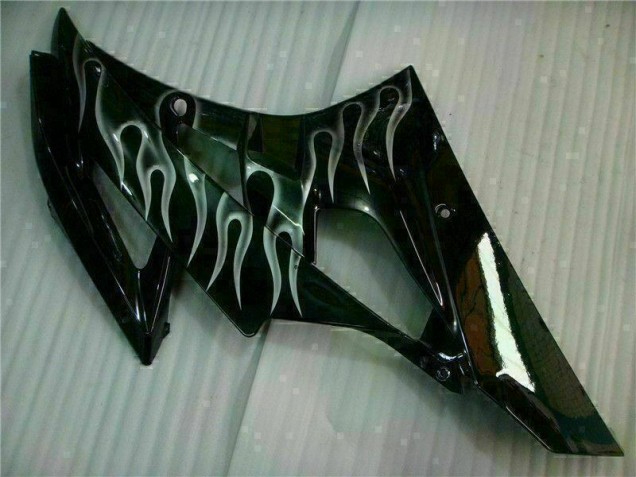 06-07 Silver Flame Black YZF R6 Motorcycle Fairings