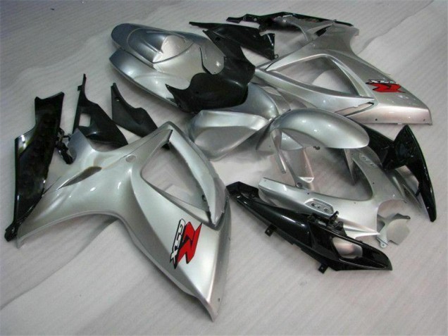 06-07 Silver GSXR 600/750 Motorcycle Fairings 06-07 Silver GSXR 600/750 Motorcycle Fairings