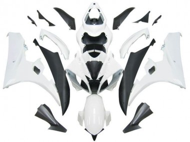 06-07 White Black YZF R6 Full Motorcycle Fairing Kits