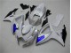 06-07 White Blue GSXR 600/750 Motorcycle Fairing 06-07 White Blue GSXR 600/750 Motorcycle Fairing
