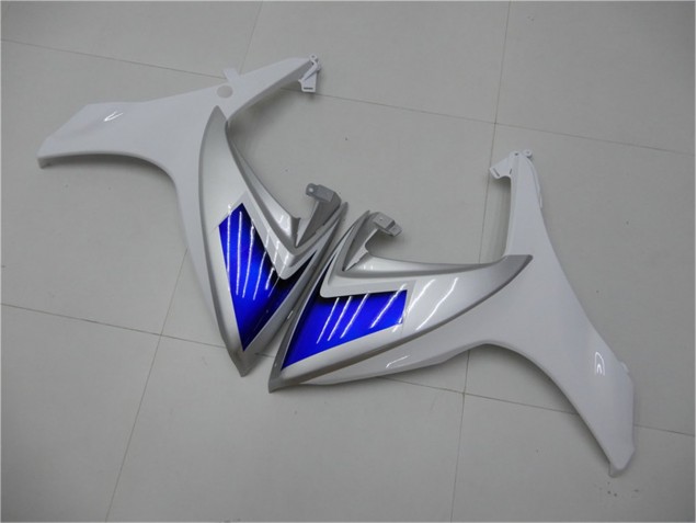 06-07 White Blue GSXR 600/750 Motorcycle Fairing 06-07 White Blue GSXR 600/750 Motorcycle Fairing