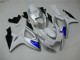 06-07 White Blue GSXR 600/750 Motorcycle Fairing 06-07 White Blue GSXR 600/750 Motorcycle Fairing