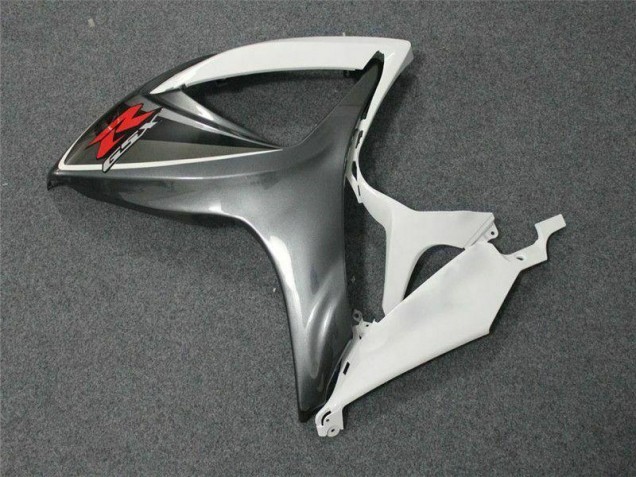 06-07 White GSXR 600/750 Motorcycle Fairings 06-07 White GSXR 600/750 Motorcycle Fairings