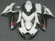06-07 White GSXR 600/750 Motorcycle Fairings 06-07 White GSXR 600/750 Motorcycle Fairings