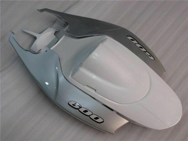 06-07 White Silver GSXR 600/750 Motorcycle Fairing 06-07 White Silver GSXR 600/750 Motorcycle Fairing