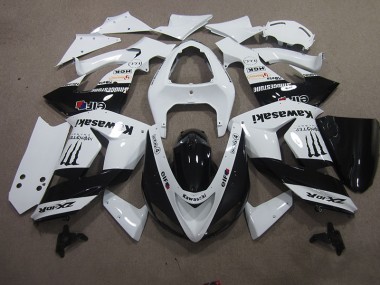 06-07 White Touch4 Monster ZX10R Motorcycle Fairings