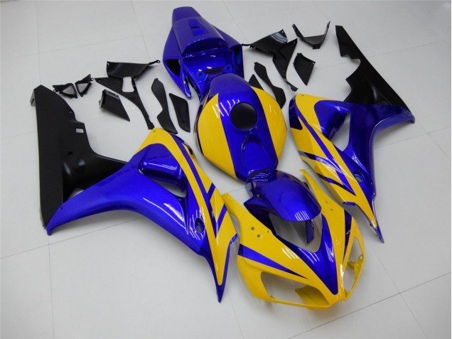 06-07 Yellow Blue CBR1000RR Motorcycle Fairings