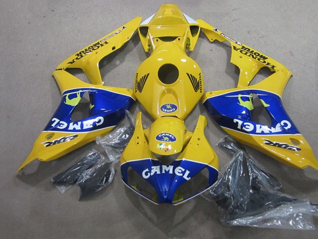 06-07 Yellow Blue Camel CBR1000RR Motorcycle Fairings 06-07 Yellow Blue Camel CBR1000RR Motorcycle Fairings