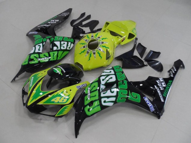 06-07 Yellow Green Rossi CBR1000RR Motorcycle Fairings 06-07 Yellow Green Rossi CBR1000RR Motorcycle Fairings