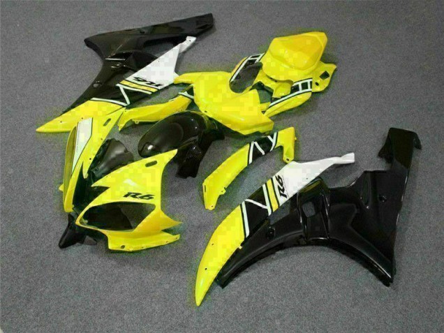 06-07 Yellow YZF R6 Motorcycle Fairing Kits & Plastic 06-07 Yellow YZF R6 Motorcycle Fairing Kits & Plastic