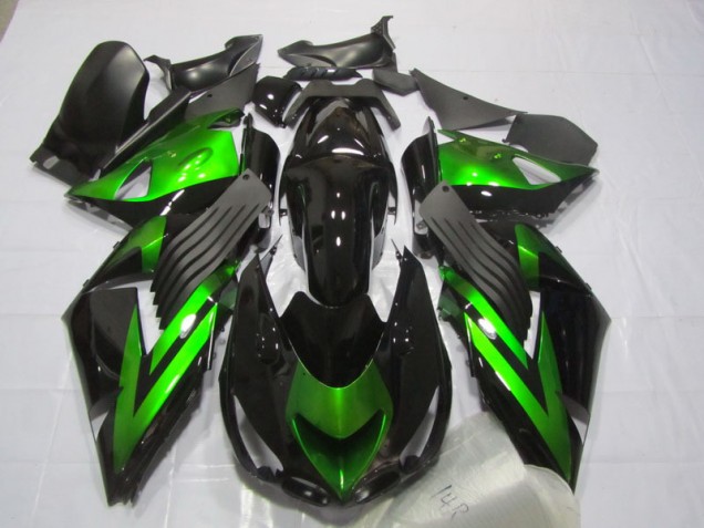 06-11 Black Green ZX14R ZZR1400 Motorcycle Fairings 06-11 Black Green ZX14R ZZR1400 Motorcycle Fairings