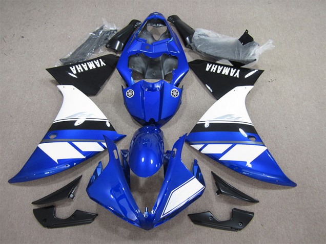 06-11 Blue White ZX14R ZZR1400 Motorcycle Fairings 06-11 Blue White ZX14R ZZR1400 Motorcycle Fairings