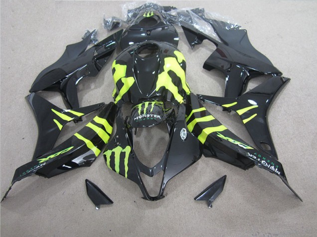 07-08 Black Green Monster CBR600RR Motorcycle Fairings 07-08 Black Green Monster CBR600RR Motorcycle Fairings
