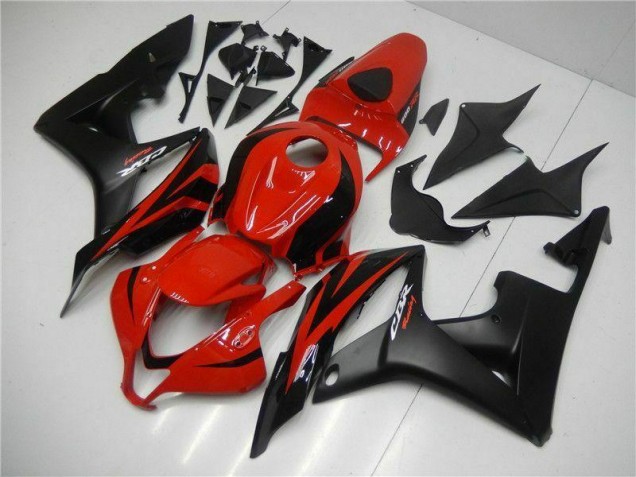 07-08 Black Red CBR600RR Motorcycle Fairing Kits 07-08 Black Red CBR600RR Motorcycle Fairing Kits
