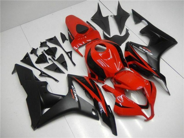 07-08 Black Red CBR600RR Motorcycle Fairing Kits 07-08 Black Red CBR600RR Motorcycle Fairing Kits