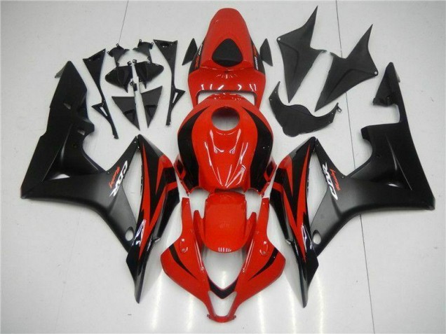 07-08 Black Red CBR600RR Motorcycle Fairing Kits 07-08 Black Red CBR600RR Motorcycle Fairing Kits