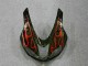 07-08 Black Red Flame ZX6R Motorcycle Fairings
