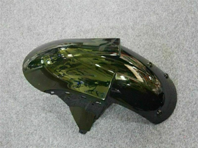 07-08 Black Red Flame ZX6R Motorcycle Fairings