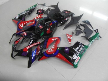 07-08 Black Red Pata CBR600RR Motorcycle Fairings