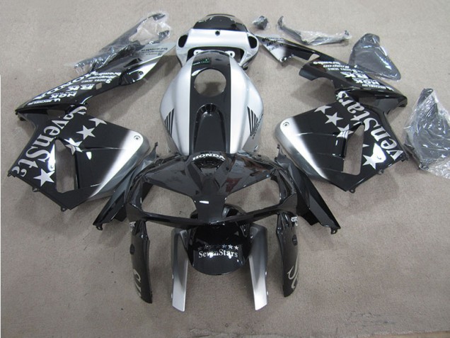 07-08 Black SevenStars CBR600RR Motorcycle Fairings 07-08 Black SevenStars CBR600RR Motorcycle Fairings