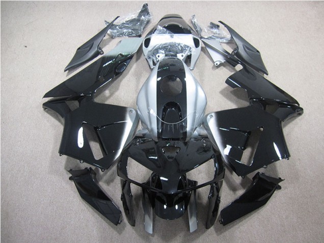 07-08 Black Silver CBR600RR Motorcycle Fairings 07-08 Black Silver CBR600RR Motorcycle Fairings