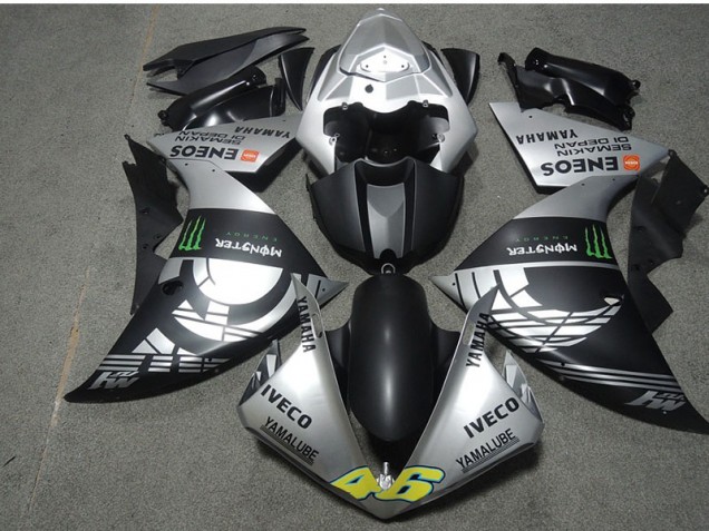 07-08 Black Silver Monster IVECO 46 CBR600RR Motorcycle Fairings 07-08 Black Silver Monster IVECO 46 CBR600RR Motorcycle Fairings
