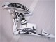 07-08 Black White CBR600RR Motorcycle Fairing 07-08 Black White CBR600RR Motorcycle Fairing