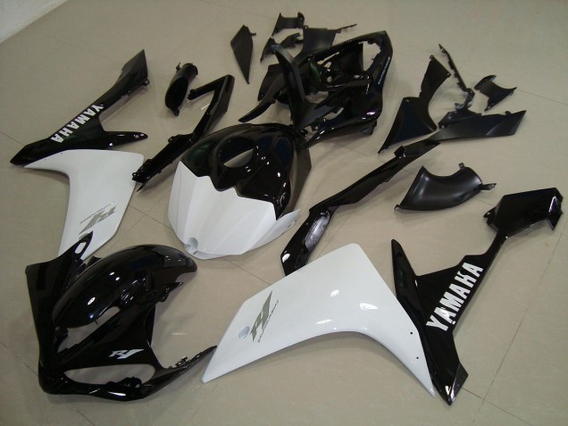 07-08 Black White Gold YZF R1 Motorcycle Fairings 07-08 Black White Gold YZF R1 Motorcycle Fairings