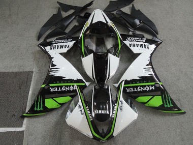 07-08 Black White Monster Pizzoli CBR600RR Motorcycle Fairings