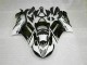 07-08 Black White ZX6R Motorcycle Fairing 07-08 Black White ZX6R Motorcycle Fairing