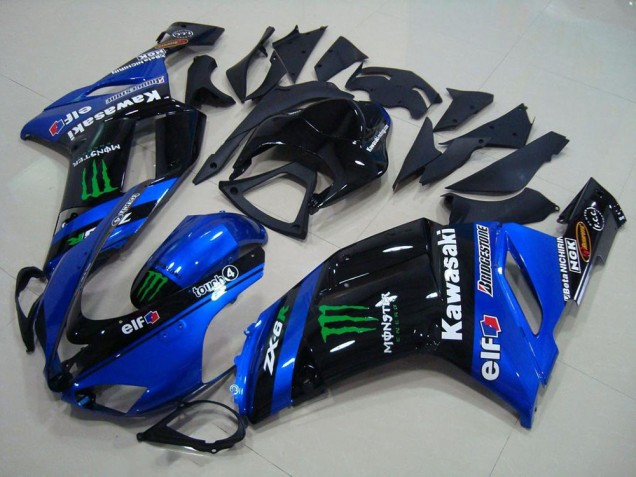 07-08 Blue Monster ZX6R Motorcycle Fairings 07-08 Blue Monster ZX6R Motorcycle Fairings