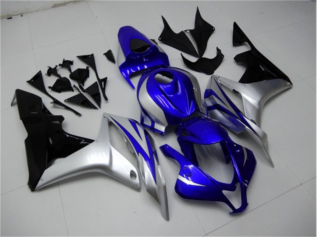 07-08 Blue Silver Black CBR600RR Motorcycle Fairings 07-08 Blue Silver Black CBR600RR Motorcycle Fairings