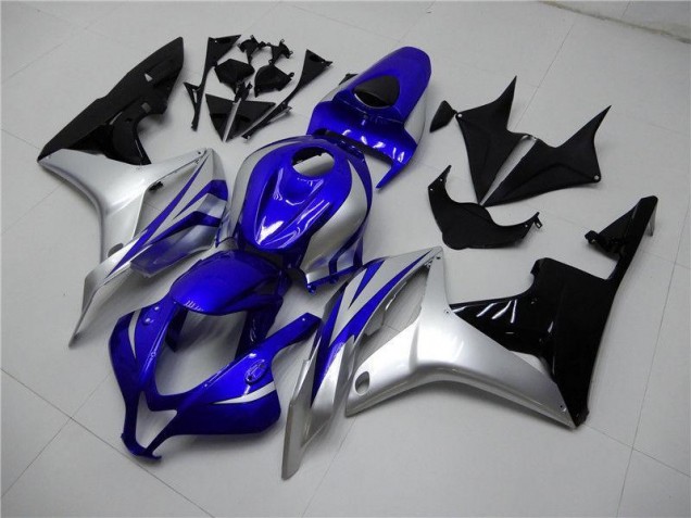 07-08 Blue Silver Black CBR600RR Motorcycle Fairings 07-08 Blue Silver Black CBR600RR Motorcycle Fairings