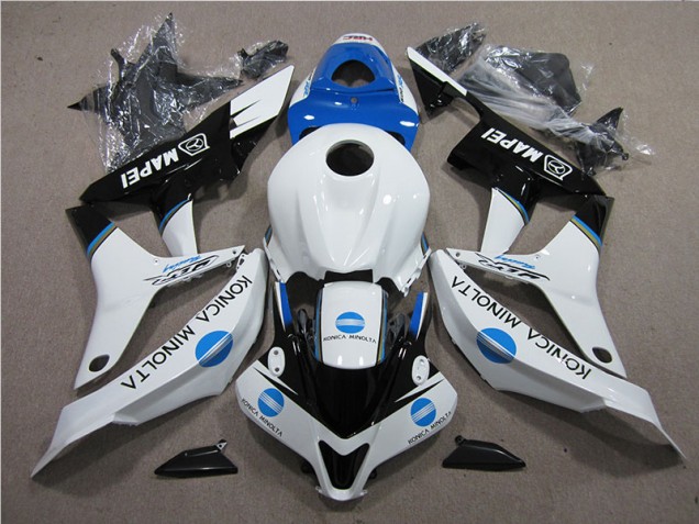 07-08 Blue White Black Konica Minolta MAPEI CBR600RR Motorcycle Fairings 07-08 Blue White Black Konica Minolta MAPEI CBR600RR Motorcycle Fairings