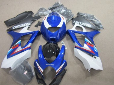 07-08 Blue White GSXR 1000 Motorcycle Bodywork